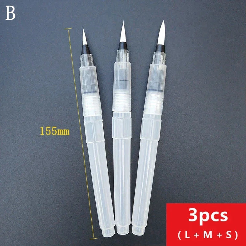 Buy The Best By Artsulli - Art is Long Life Short - Watercolor Soft Pen Brush Refillable Water for Painting Drawing Calligraphy Supplies