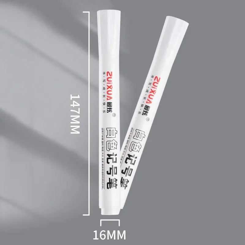 Buy The Best By Artsulli - Art is Long Life Short - White Marker Pens set Oily Waterproof Gel Pen DIY Graffiti Sketching Stationery Writing