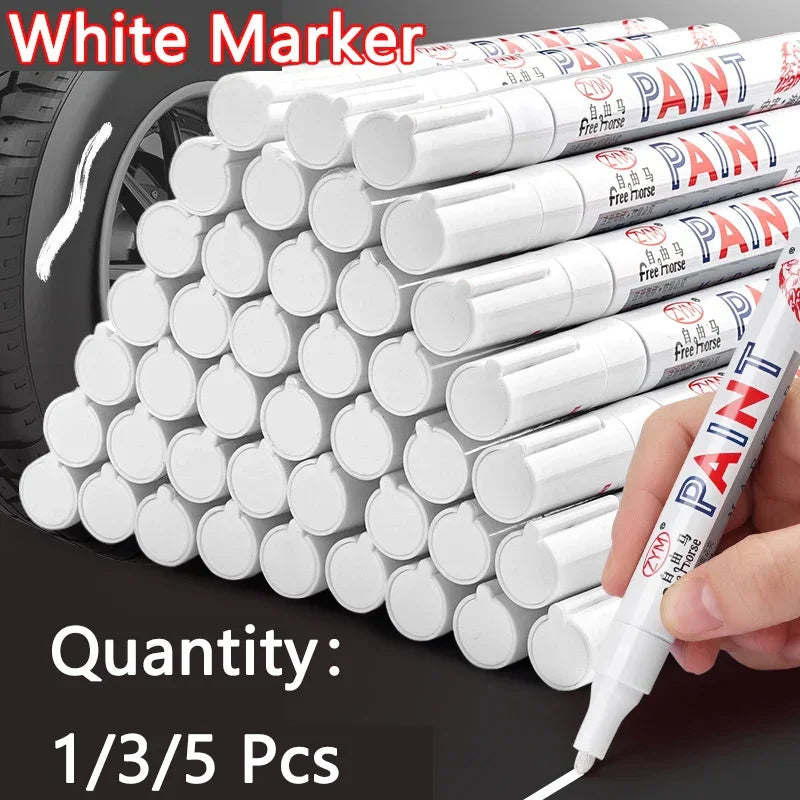 Buy The Best By Artsulli - Art is Long Life Short - White Marker Pens set Oily Waterproof Gel Pen DIY Graffiti Sketching Stationery Writing