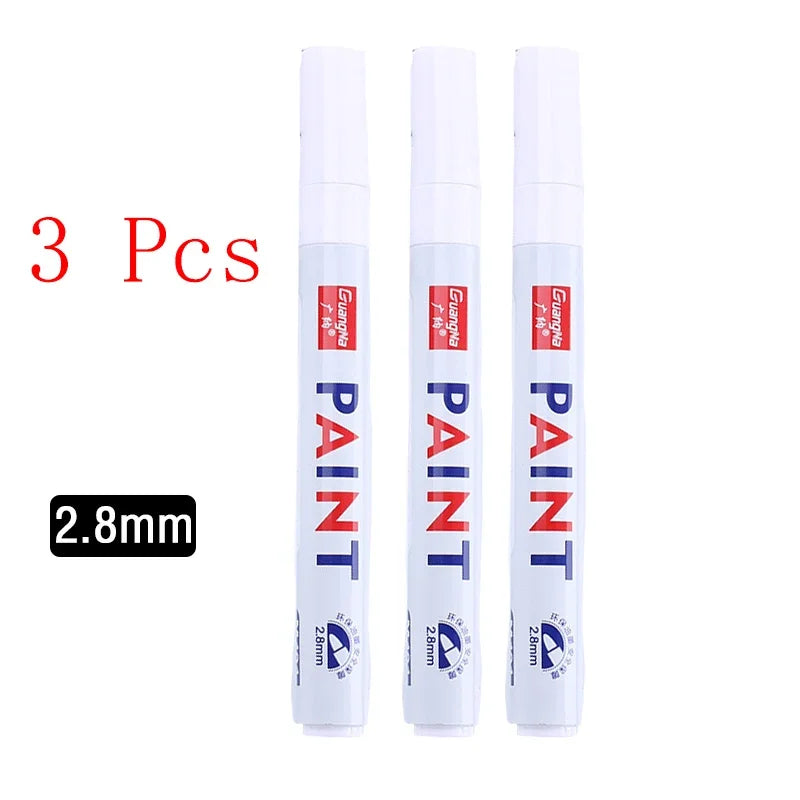 Buy The Best By Artsulli - Art is Long Life Short - White Marker Pens set Oily Waterproof Gel Pen DIY Graffiti Sketching Stationery Writing