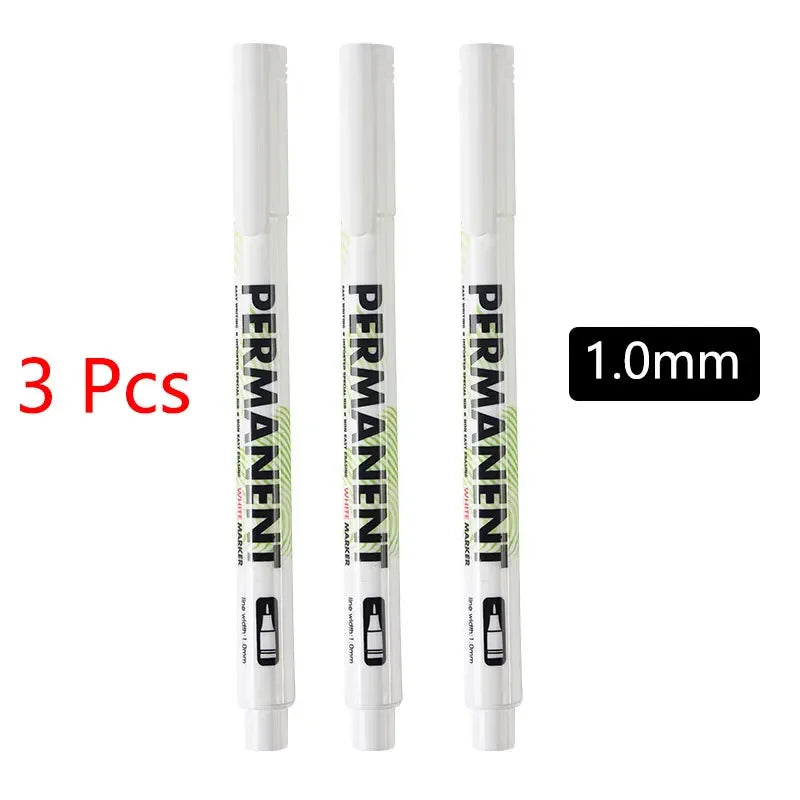 Buy The Best By Artsulli - Art is Long Life Short - White Marker Pens set Oily Waterproof Gel Pen DIY Graffiti Sketching Stationery Writing