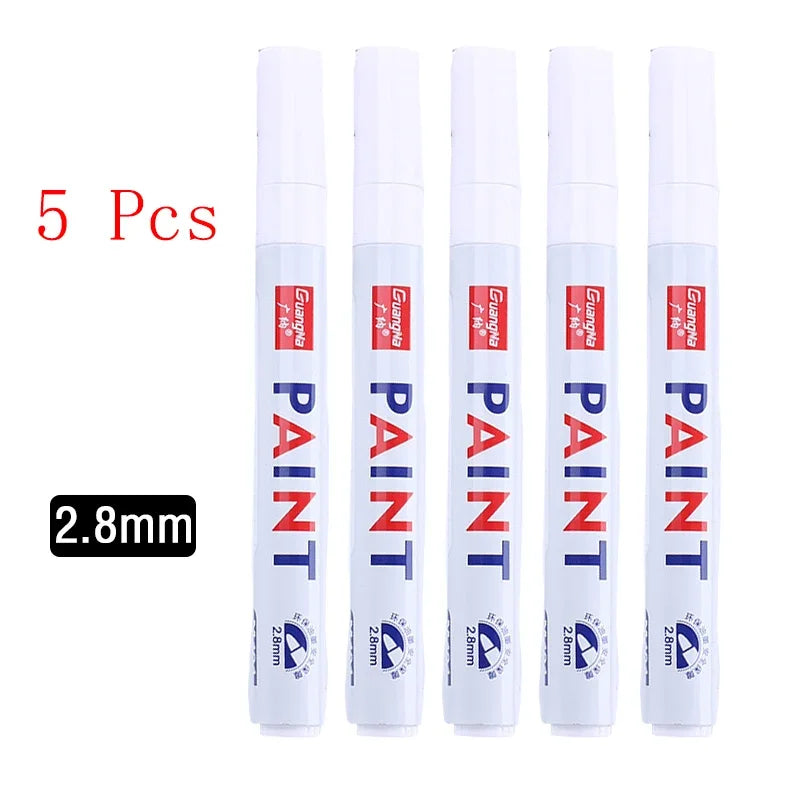 Buy The Best By Artsulli - Art is Long Life Short - White Marker Pens set Oily Waterproof Gel Pen DIY Graffiti Sketching Stationery Writing