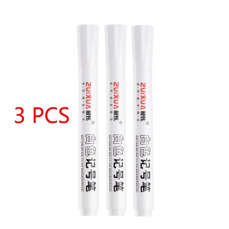 Buy The Best By Artsulli - Art is Long Life Short - White Marker Pens set Oily Waterproof Gel Pen DIY Graffiti Sketching Stationery Writing
