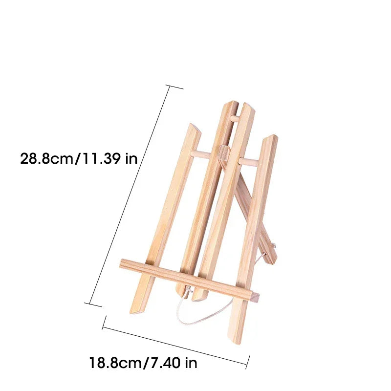 Buy The Best By Artsulli - Art is Long Life Short - Wooden Easel For Painting,20cm 24cm 30cm 40cm 50cm Height Folding Desktop Display