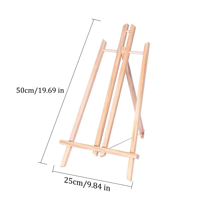 Buy The Best By Artsulli - Art is Long Life Short - Wooden Easel For Painting,20cm 24cm 30cm 40cm 50cm Height Folding Desktop Display
