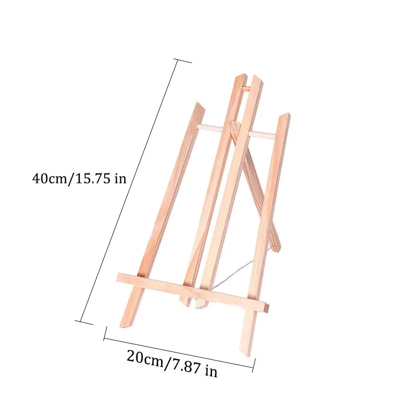 Buy The Best By Artsulli - Art is Long Life Short - Wooden Easel For Painting,20cm 24cm 30cm 40cm 50cm Height Folding Desktop Display
