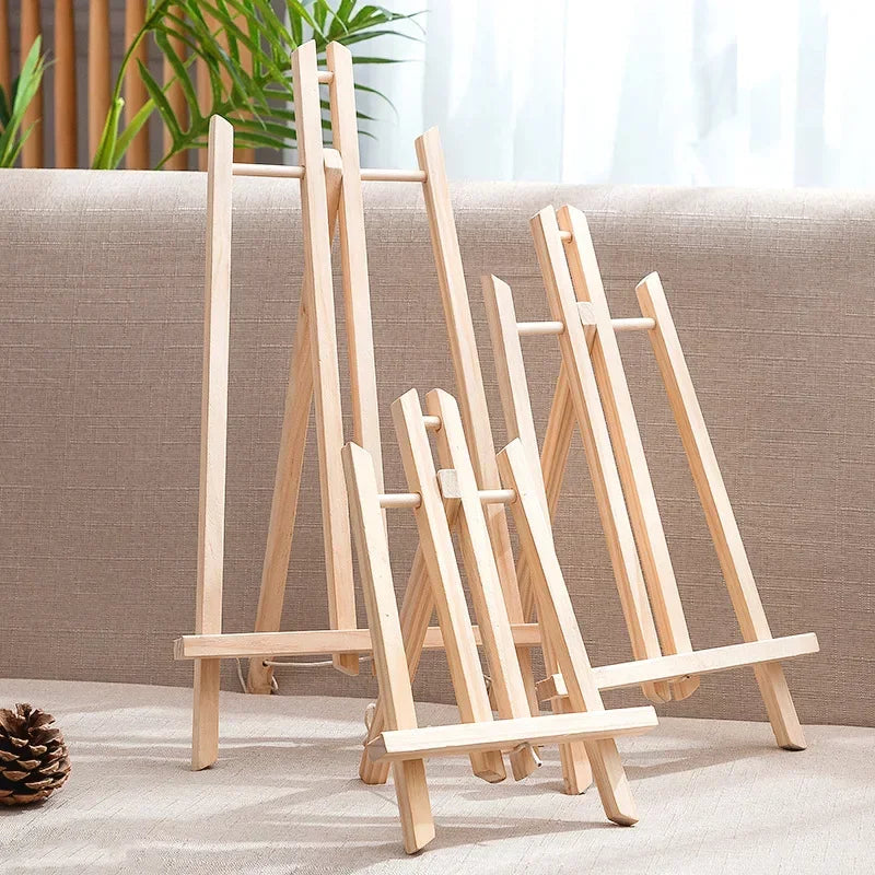 Buy The Best By Artsulli - Art is Long Life Short - Wooden Easel For Painting,20cm 24cm 30cm 40cm 50cm Height Folding Desktop Display