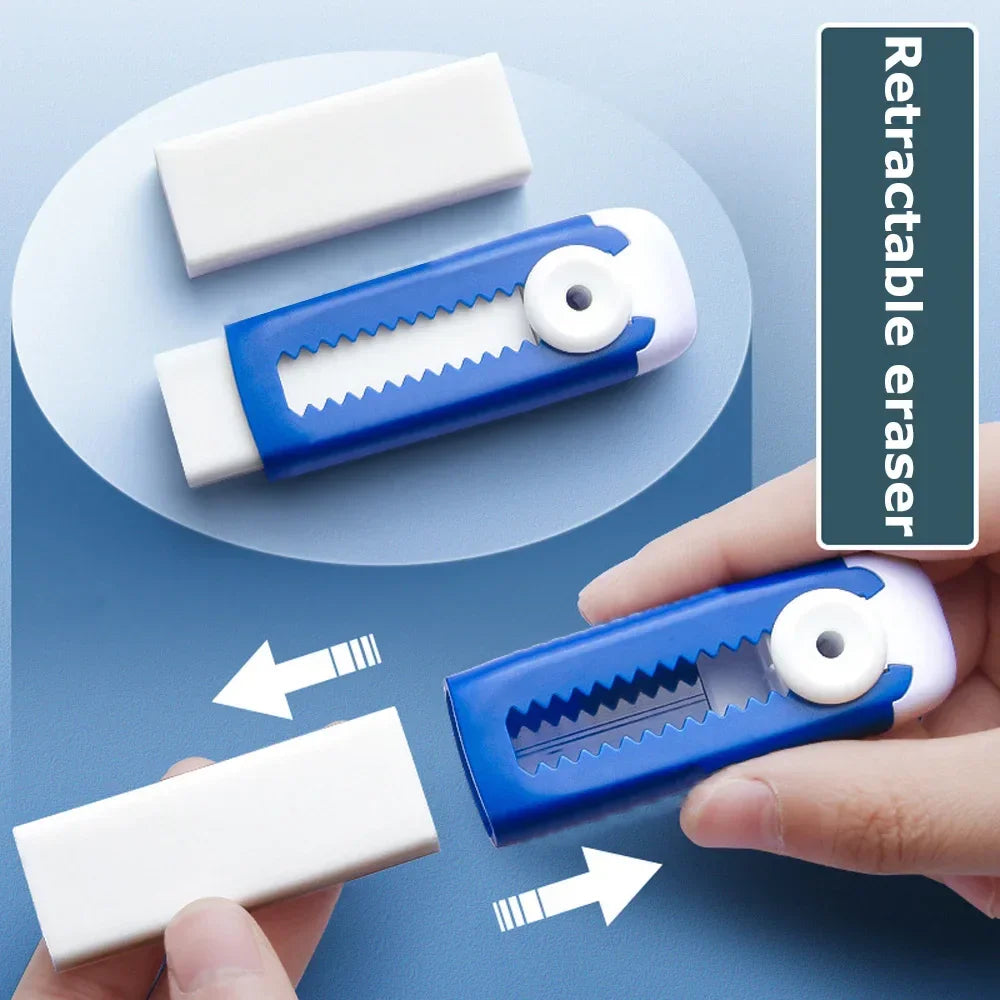 Buy The Best By Artsulli - Art is Long Life Short - Creative Retractable Push Pull Eraser Student Writing Drawing Correction Stationery