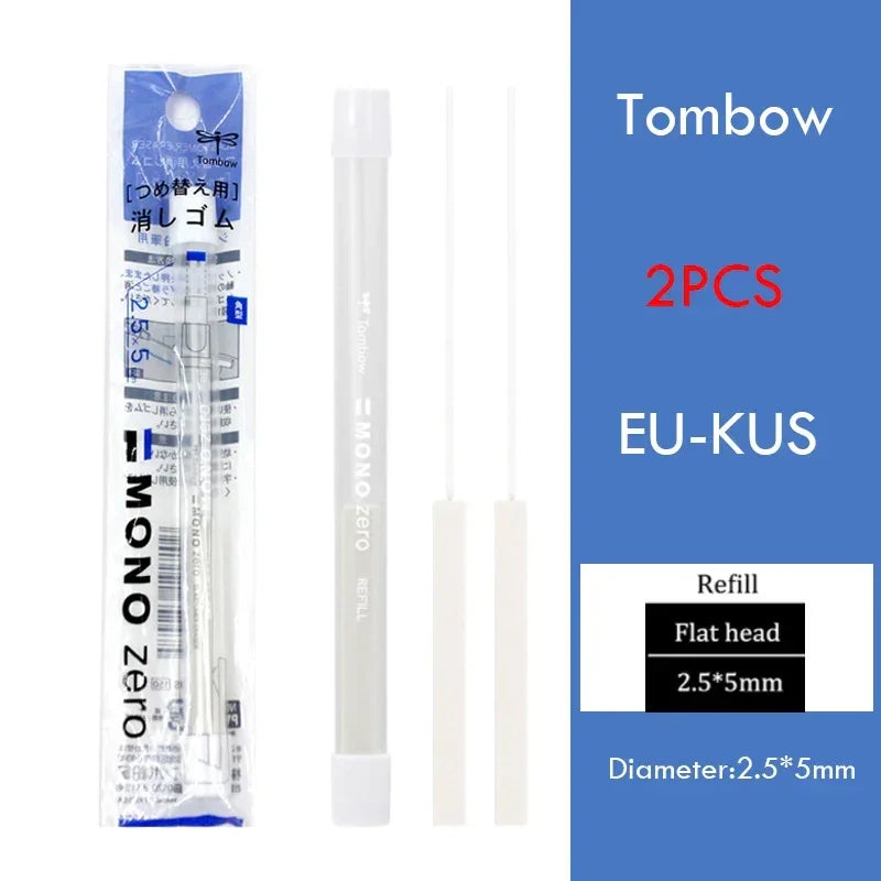 Buy The Best By Artsulli - Art is Long Life Short - Tombow Mono Zero Eraser Precision Tip Pen-Style Mechanical Rubber Refillable Pen Sketch