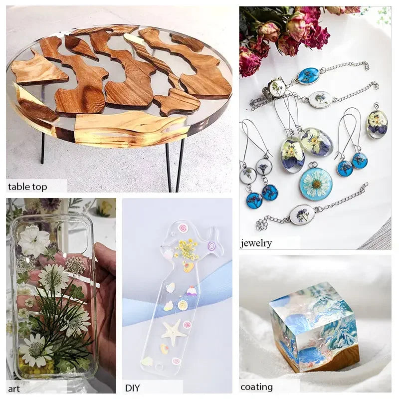Buy The Best By Artsulli - Art is Long Life Short - All in One Silicone Molds Starter Kit with 1:1 Clear Epoxy Resin for Office Home Decor