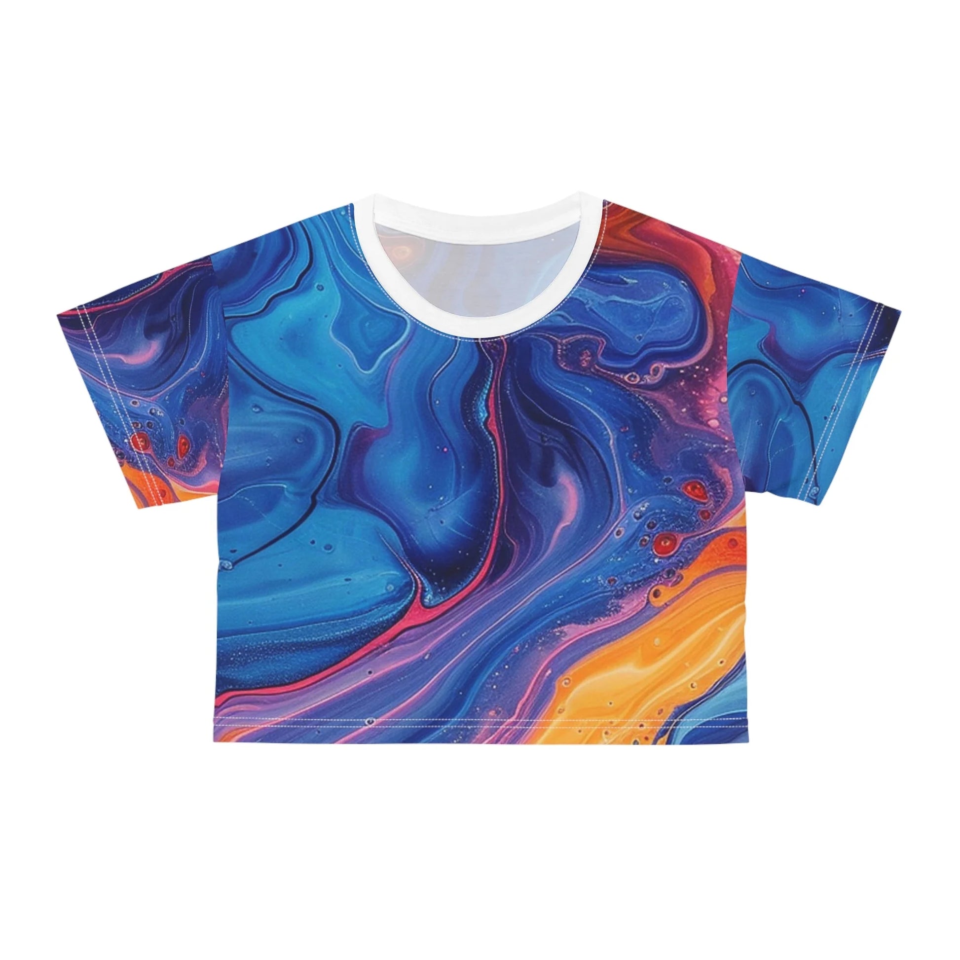 ["All Over Print","AOP","AOP Clothing","Art","Artful","Artistic","Artsy","Arty","Assembled in the USA","Assembled in USA","Crop tops","Cropped","Illustration","Illustration art","Made in the USA","Made in USA","Sublimation","T-shirts","Women's Clothing"]