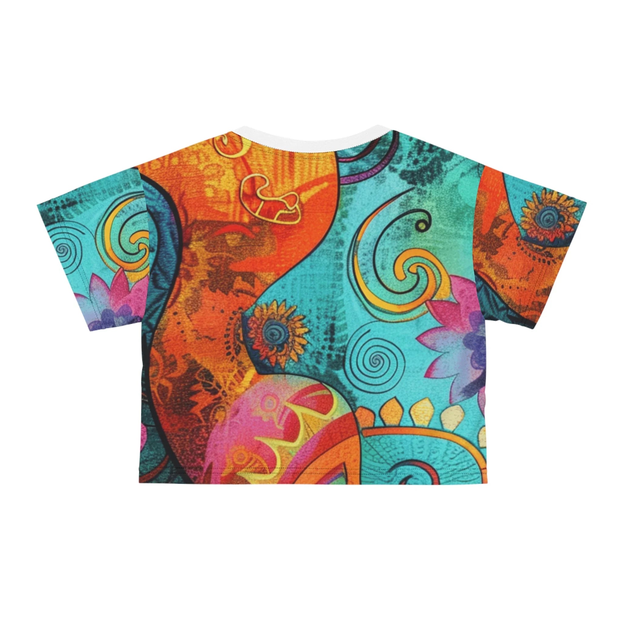 ["All Over Print","AOP","AOP Clothing","Art","Artful","Artistic","Artsy","Arty","Assembled in the USA","Assembled in USA","Crop tops","Cropped","Illustration","Illustration art","Made in the USA","Made in USA","Sublimation","T-shirts","Women's Clothing"]