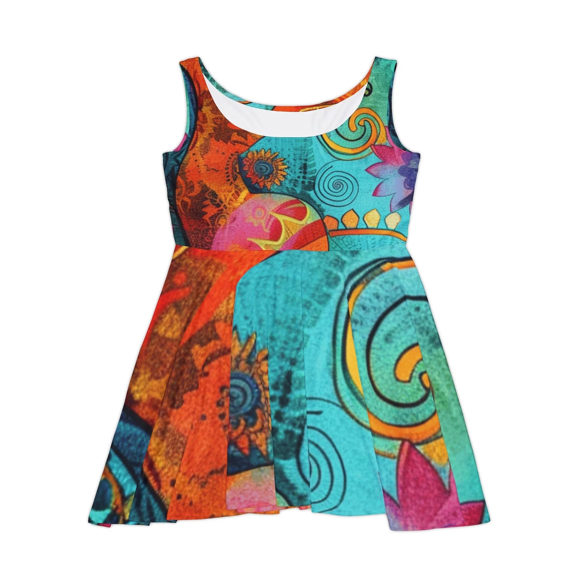 ["All Over Print","AOP","AOP Clothing","Art","Artful","Artistic","Artsy","Arty","Assembled in the USA","Assembled in USA","Illustration","Illustration art","Made in the USA","Made in USA","Skirts & Dresses","Sublimation","Women's Clothing"]