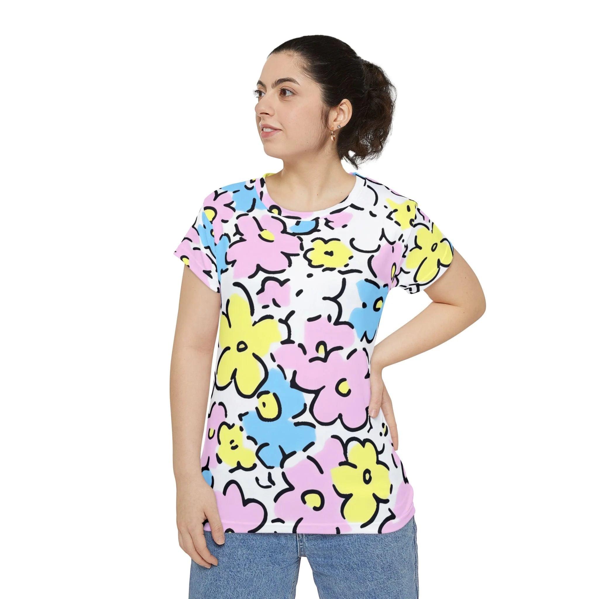 ["All Over Print","AOP","AOP Clothing","Art","Artful","Artistic","Artsy","Arty","Assembled in the USA","Assembled in USA","Illustration","Illustration art","Made in the USA","Made in USA","Sublimation","T-shirts","Tops","Women's Clothing"]