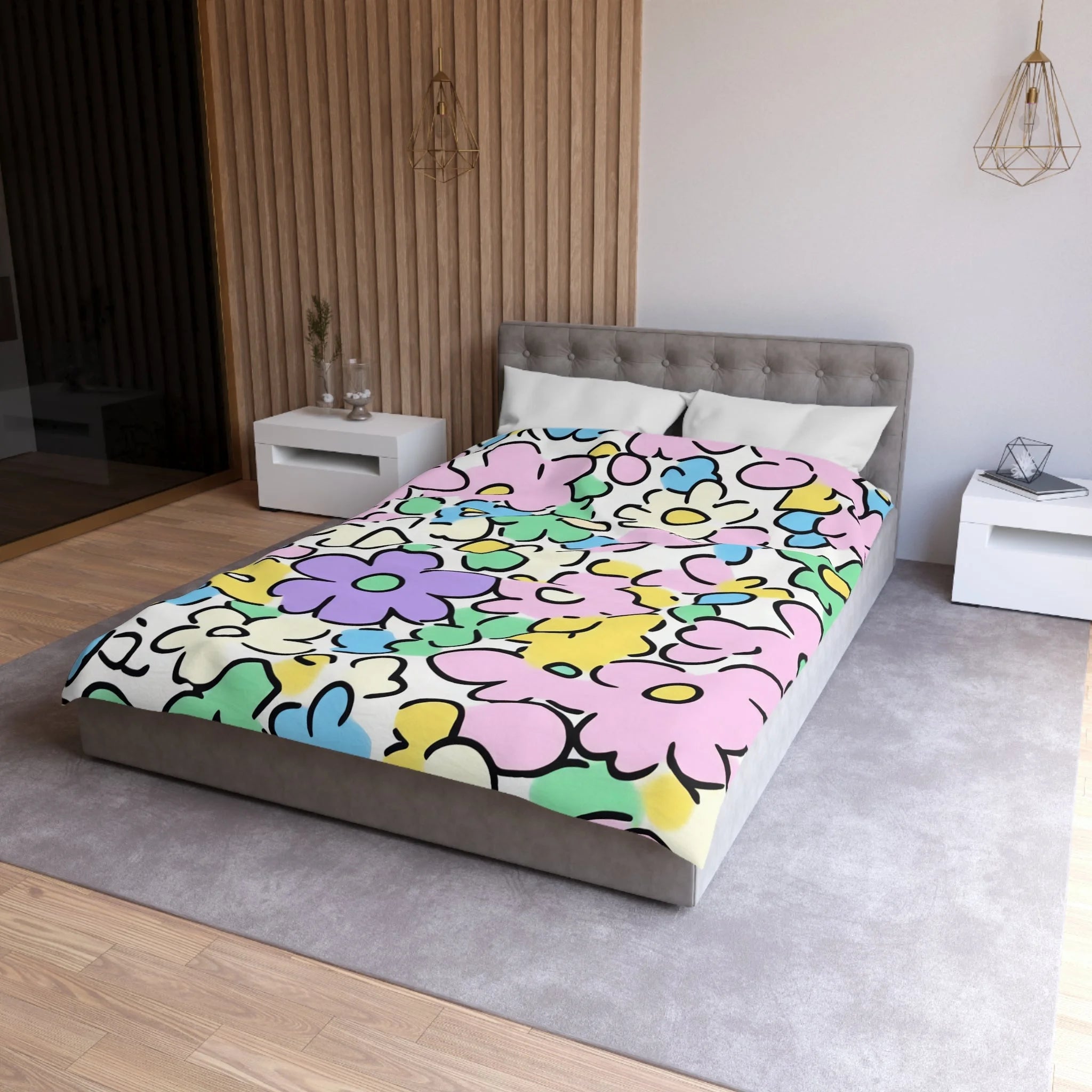 ["All Over Print","AOP","Art","Artful","Artistic","Artsy","Arty","Bed","Bedding","Blankets","Home & Living","Illustration","Illustration art","Indoor","Queen","Twin"]