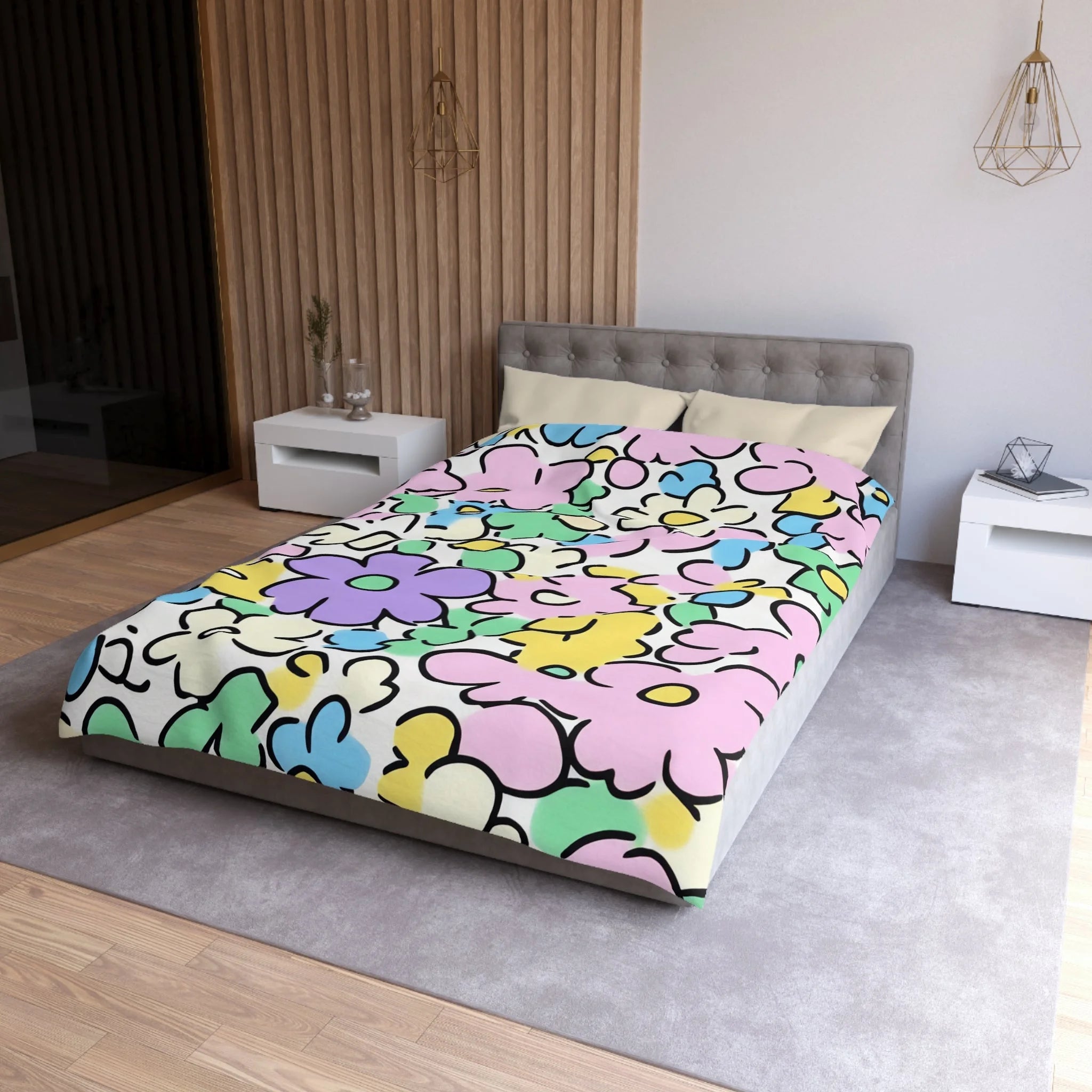 ["All Over Print","AOP","Art","Artful","Artistic","Artsy","Arty","Bed","Bedding","Blankets","Home & Living","Illustration","Illustration art","Indoor","Queen","Twin"]
