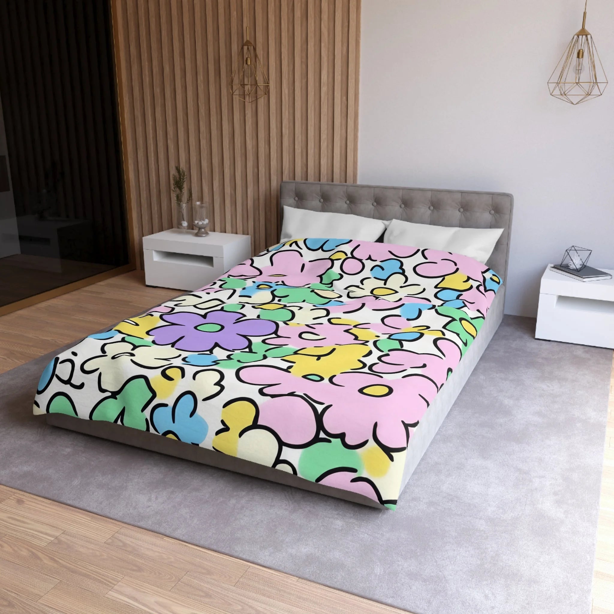 ["All Over Print","AOP","Art","Artful","Artistic","Artsy","Arty","Bed","Bedding","Blankets","Home & Living","Illustration","Illustration art","Indoor","Queen","Twin"]