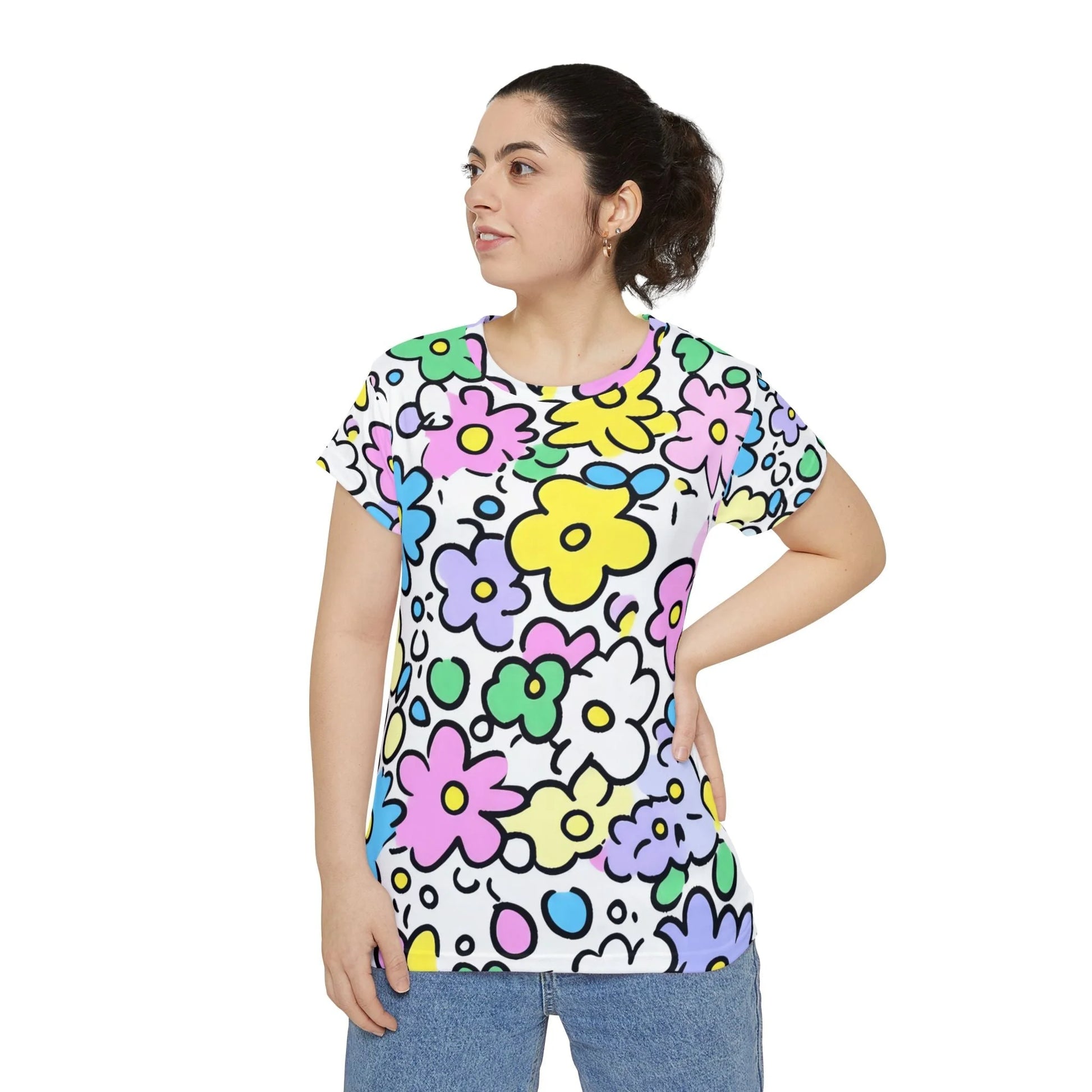 ["All Over Print","AOP","AOP Clothing","Art","Artful","Artistic","Artsy","Arty","Assembled in the USA","Assembled in USA","Illustration","Illustration art","Made in the USA","Made in USA","Sublimation","T-shirts","Tops","Women's Clothing"]