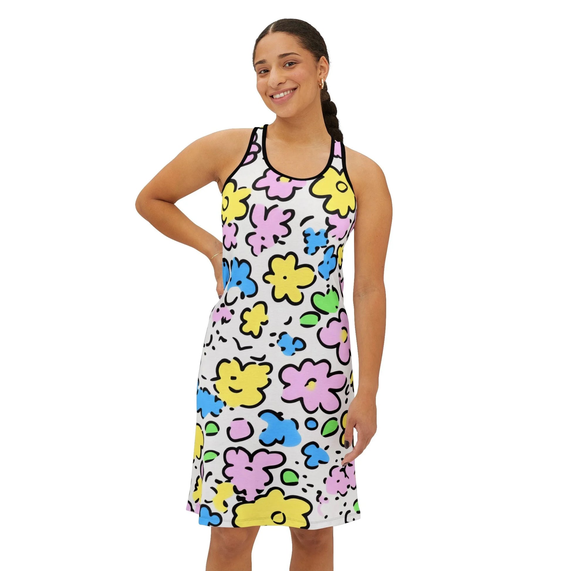 ["All Over Print","AOP","Art","Artful","Artistic","Artsy","Arty","Assembled in the USA","Assembled in USA","Illustration","Illustration art","Made in the USA","Made in USA","Skirts & Dresses","Sublimation","Women's Clothing"]