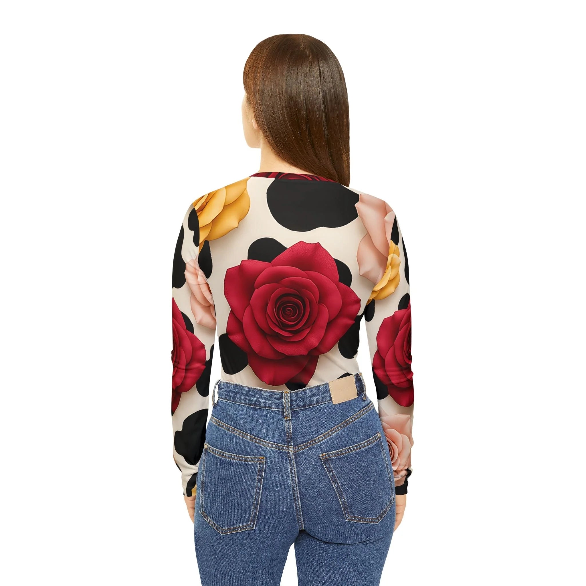 ["All Over Print","AOP","AOP Clothing","Art","Artful","Artistic","Artsy","Arty","Assembled in the USA","Assembled in USA","Illustration","Illustration art","Long Sleeves","Made in the USA","Made in USA","Sublimation","Tops","V-neck","Women's Clothing"]