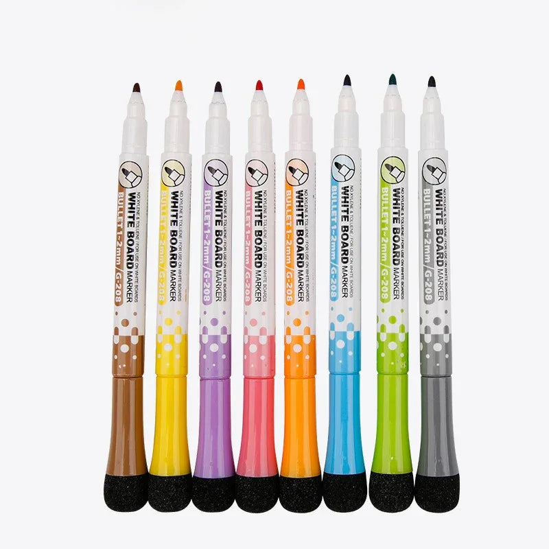 Buy The Best By Artsulli - Art is Long Life Short - 1 Set School Classroom Supplies Magnetic Erasable Whiteboard Pens Markers Dry Eraser