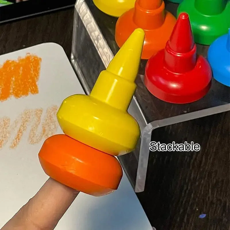 Buy The Best By Artsulli - Art is Long Life Short - Toddler Crayons Kit 12 Colors Painting Washable Activities Tool Drawing Pen