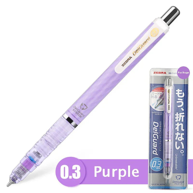 Buy The Best By Artsulli - Art is Long Life Short - ZEBRA Mechanical Pencil Japan DelGuard Type Continuous Core Pencils Lapiseira Students