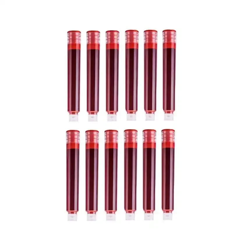Buy The Best By Artsulli - Art is Long Life Short - 12PCS/Set Colourful Ink Sac Fountain Pen Cartridges Refills 3.4mm Blue Black Drawing