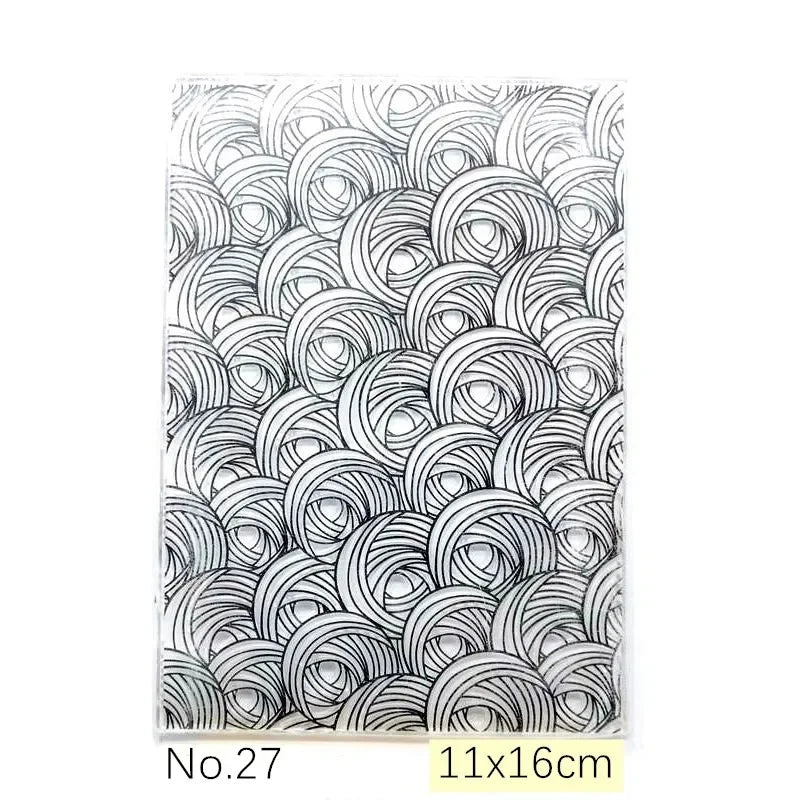 Buy The Best By Artsulli - Art is Long Life Short - SNASAN Dragonfly Polymer Clay Texture Stamp Sheets Summer Pattern DIY Individual Design