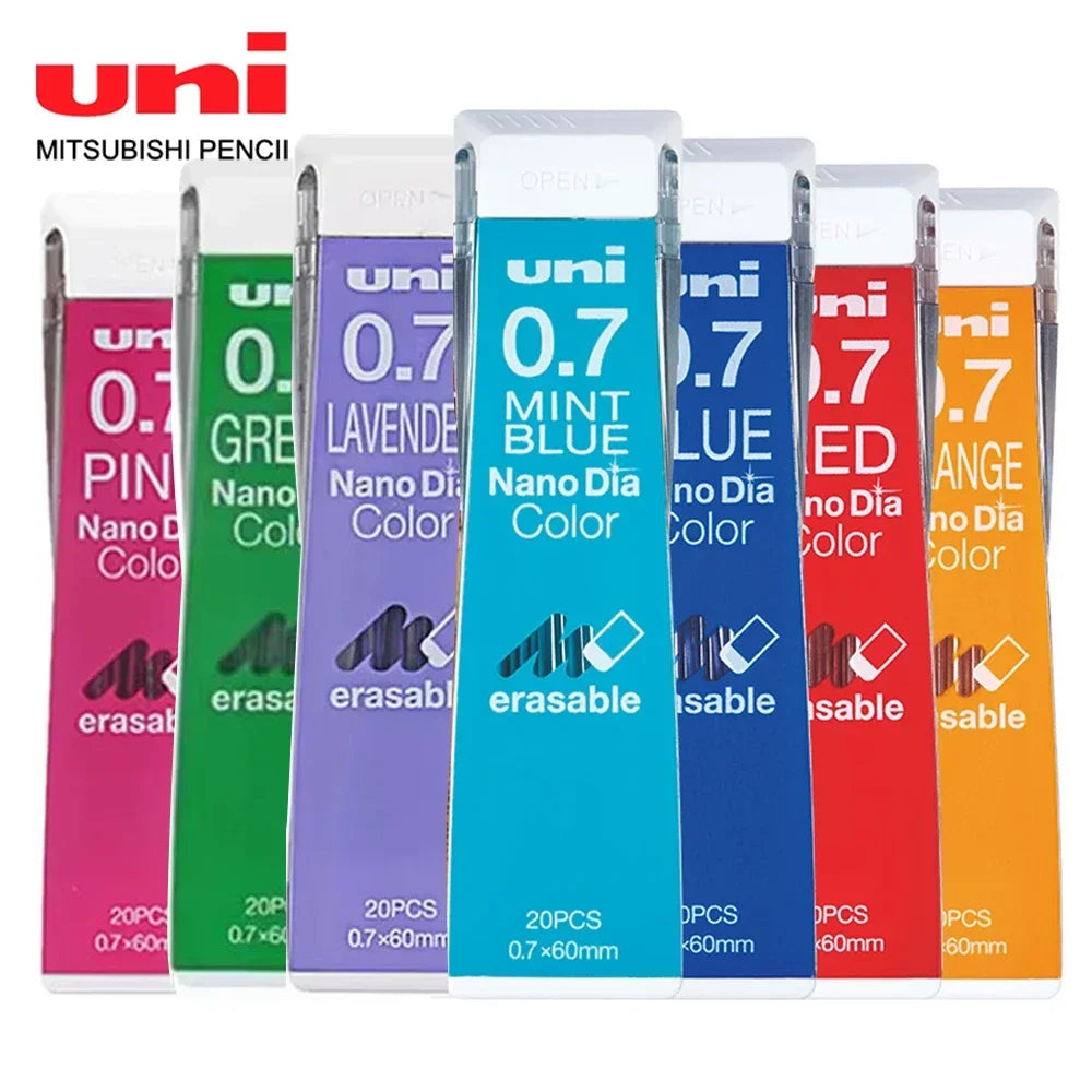 Buy The Best By Artsulli - Art is Long Life Short - 1pcs Japan UNI Color Lead 0.7mm Erasable Mechanical Pencil Refill Nano Dia 202NDC Non
