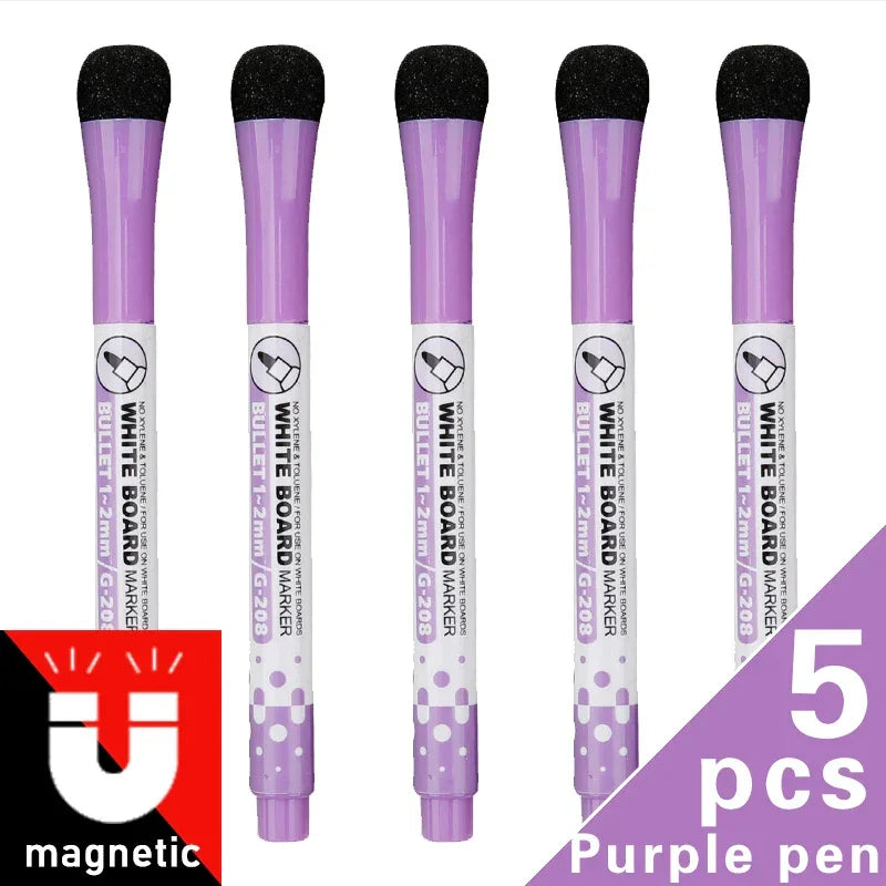 Buy The Best By Artsulli - Art is Long Life Short - 1 Set School Classroom Supplies Magnetic Erasable Whiteboard Pens Markers Dry Eraser