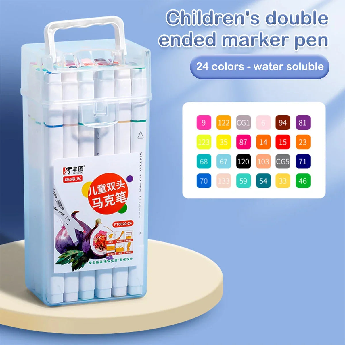 Buy The Best By Artsulli - Art is Long Life Short - 12/24/36/48/60/80 Colores Markers Brush Pens Set Painting Drawing Highlighter School