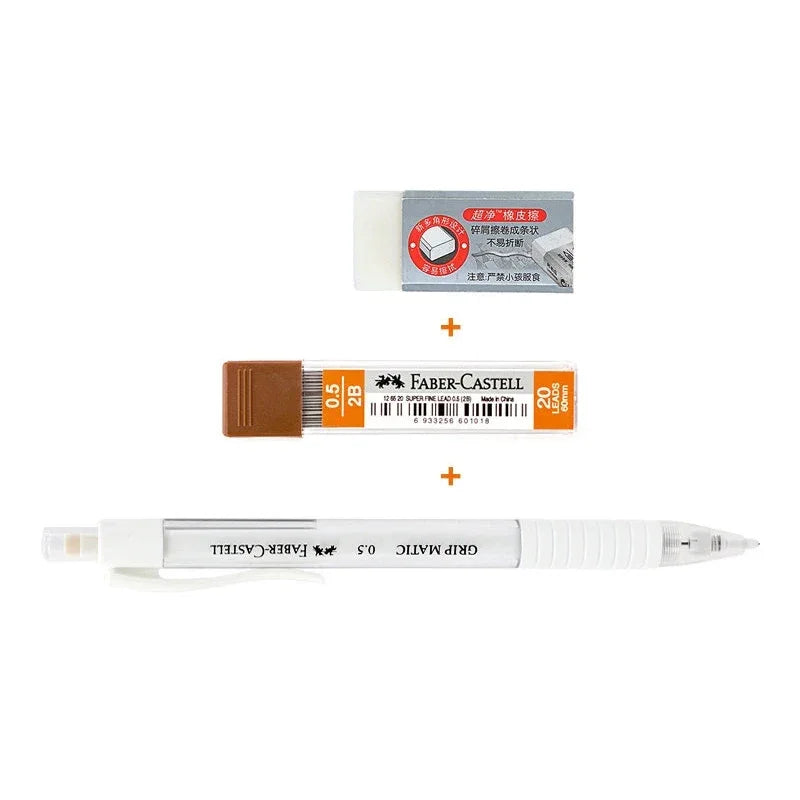 Buy The Best By Artsulli - Art is Long Life Short - Faber-Castell Automatic Mechanical Pencil Press-free 0.5mm 2B/HB Drawing Design