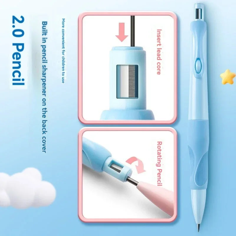 Buy The Best By Artsulli - Art is Long Life Short - Cute Dolphin 2mm Mechanical Pencils Set Carpenter Drafting HB Pencil 2.0 mm for Drawing