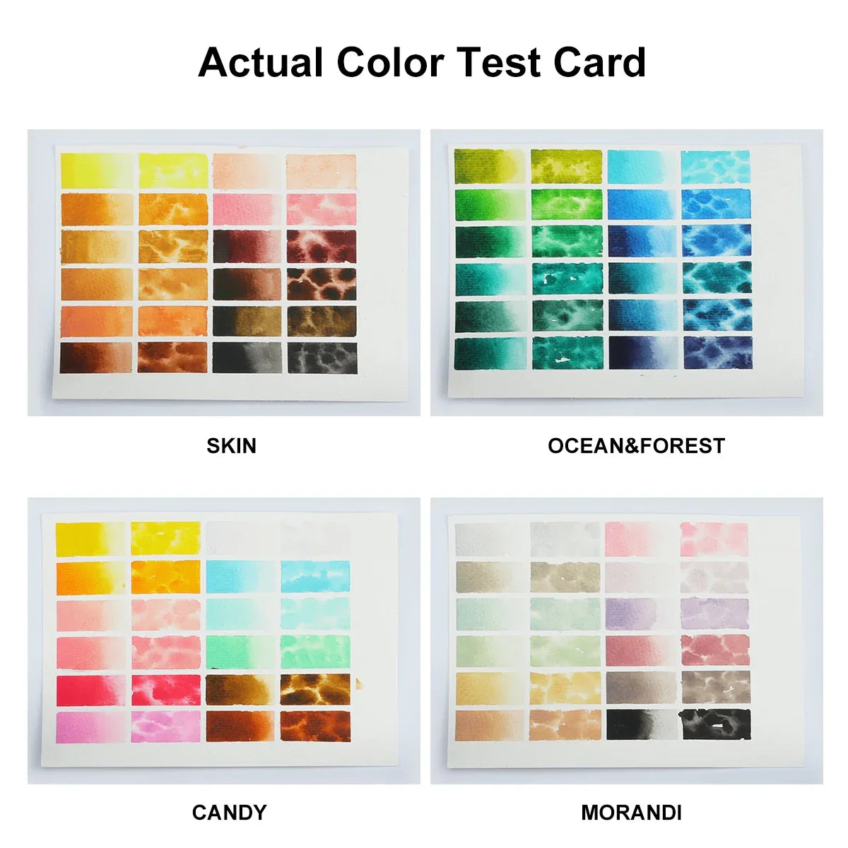 Buy The Best By Artsulli - Art is Long Life Short - SeamiArt 12Color Skin/Ocean/Candy/Morandi Solid Watercolor Set Simple Package
