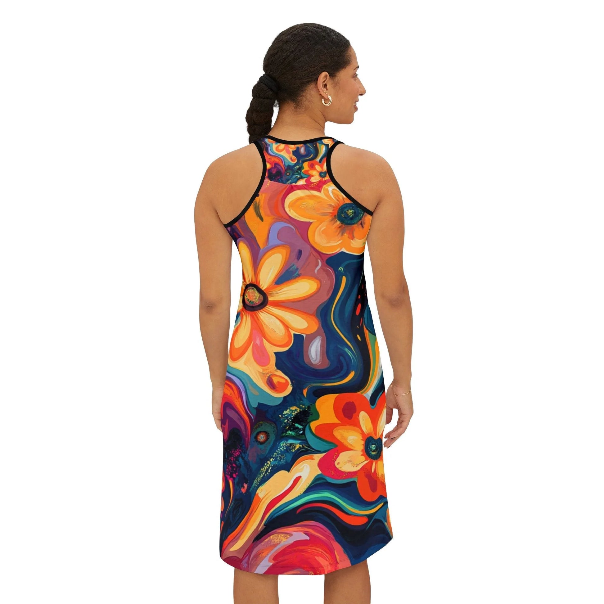 ["All Over Print","AOP","Art","Artful","Artistic","Artsy","Arty","Assembled in the USA","Assembled in USA","Illustration","Illustration art","Made in the USA","Made in USA","Skirts & Dresses","Sublimation","Women's Clothing"]