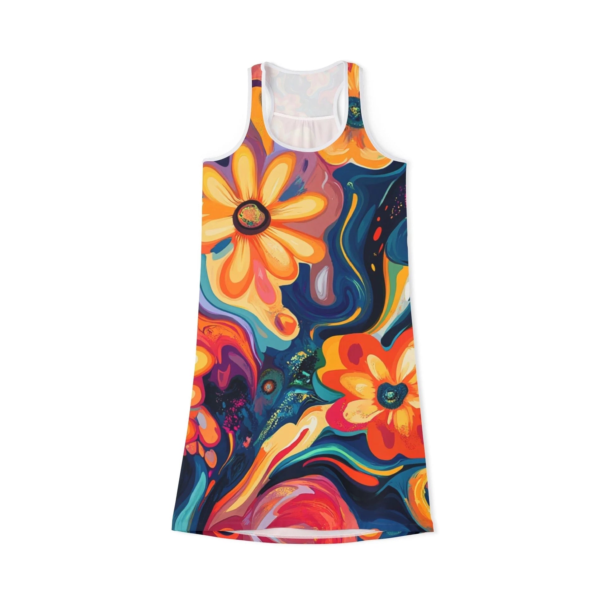 ["All Over Print","AOP","Art","Artful","Artistic","Artsy","Arty","Assembled in the USA","Assembled in USA","Illustration","Illustration art","Made in the USA","Made in USA","Skirts & Dresses","Sublimation","Women's Clothing"]