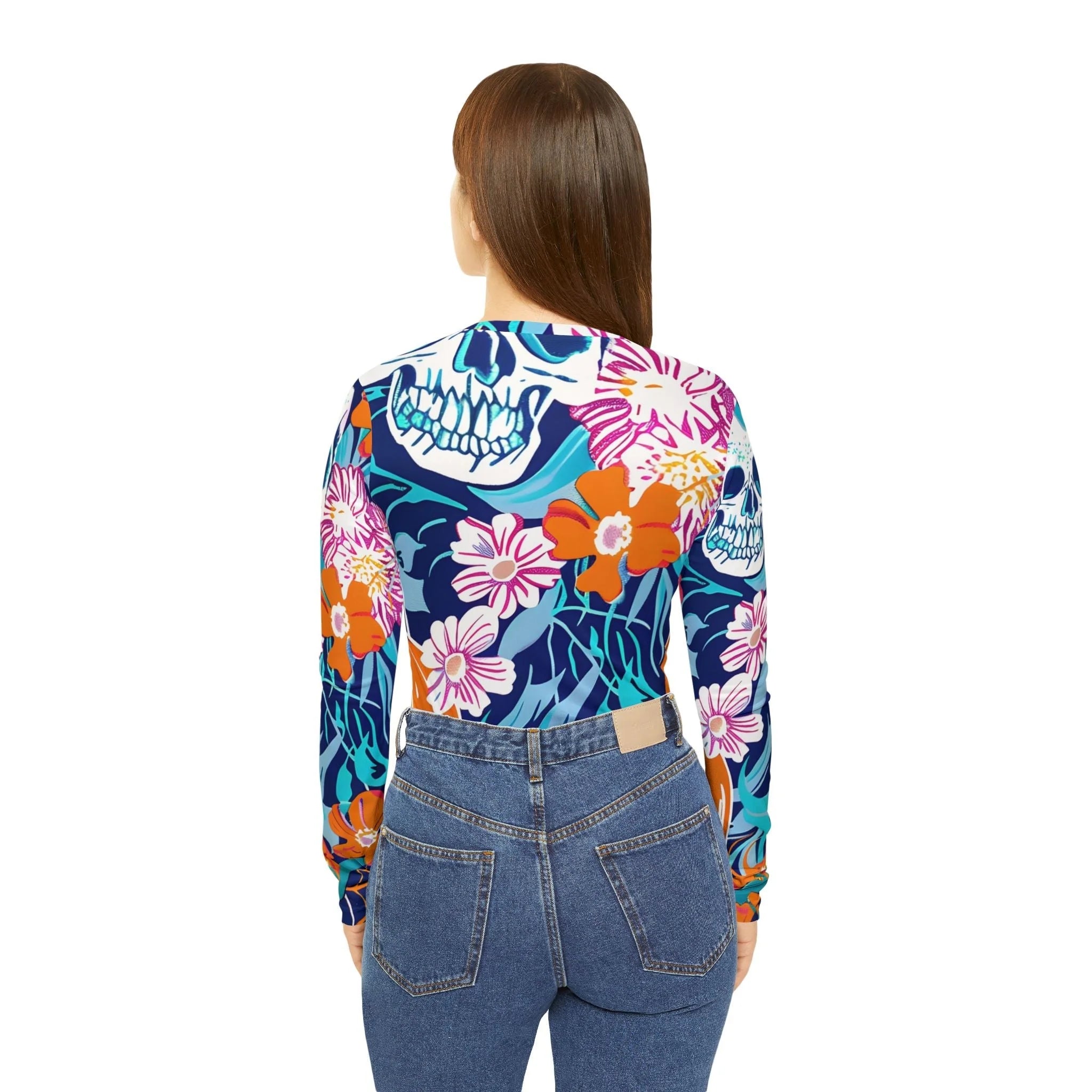 ["All Over Print","AOP","AOP Clothing","Art","Artful","Artistic","Artsy","Arty","Assembled in the USA","Assembled in USA","Illustration","Illustration art","Long Sleeves","Made in the USA","Made in USA","Sublimation","Tops","V-neck","Women's Clothing"]