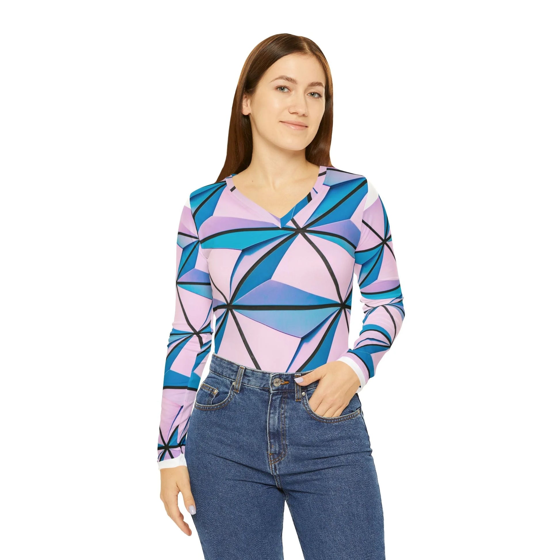 ["All Over Print","AOP","AOP Clothing","Art","Artful","Artistic","Artsulli","Artsy","Arty","Assembled in the USA","Assembled in USA","Full Print","Illustration","Illustration art","Jakkoutthebxx","Long Sleeves","Made in the USA","Made in USA","Merch","Merchandise","Product","Sublimation","Tops","V-neck","Women's Clothing"]