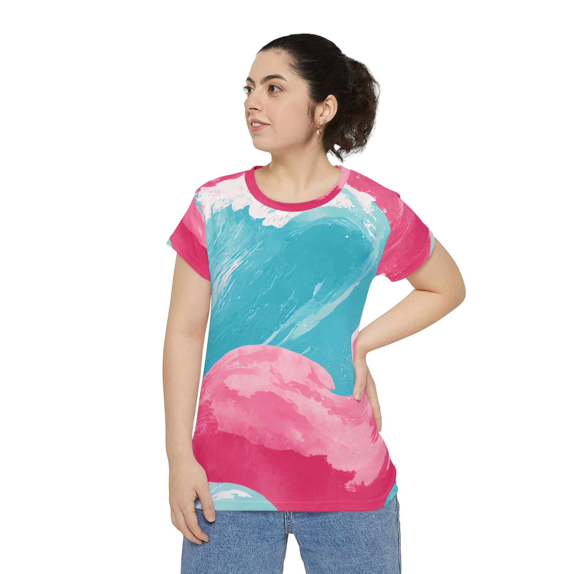 ["All Over Print","AOP","AOP Clothing","Art","Artful","Artistic","Artsulli","Artsy","Arty","Assembled in the USA","Assembled in USA","Full Print","Illustration","Illustration art","Jakkoutthebxx","Made in the USA","Made in USA","Merch","Merchandise","Product","Sublimation","T-shirts","Tops","Women's Clothing"]