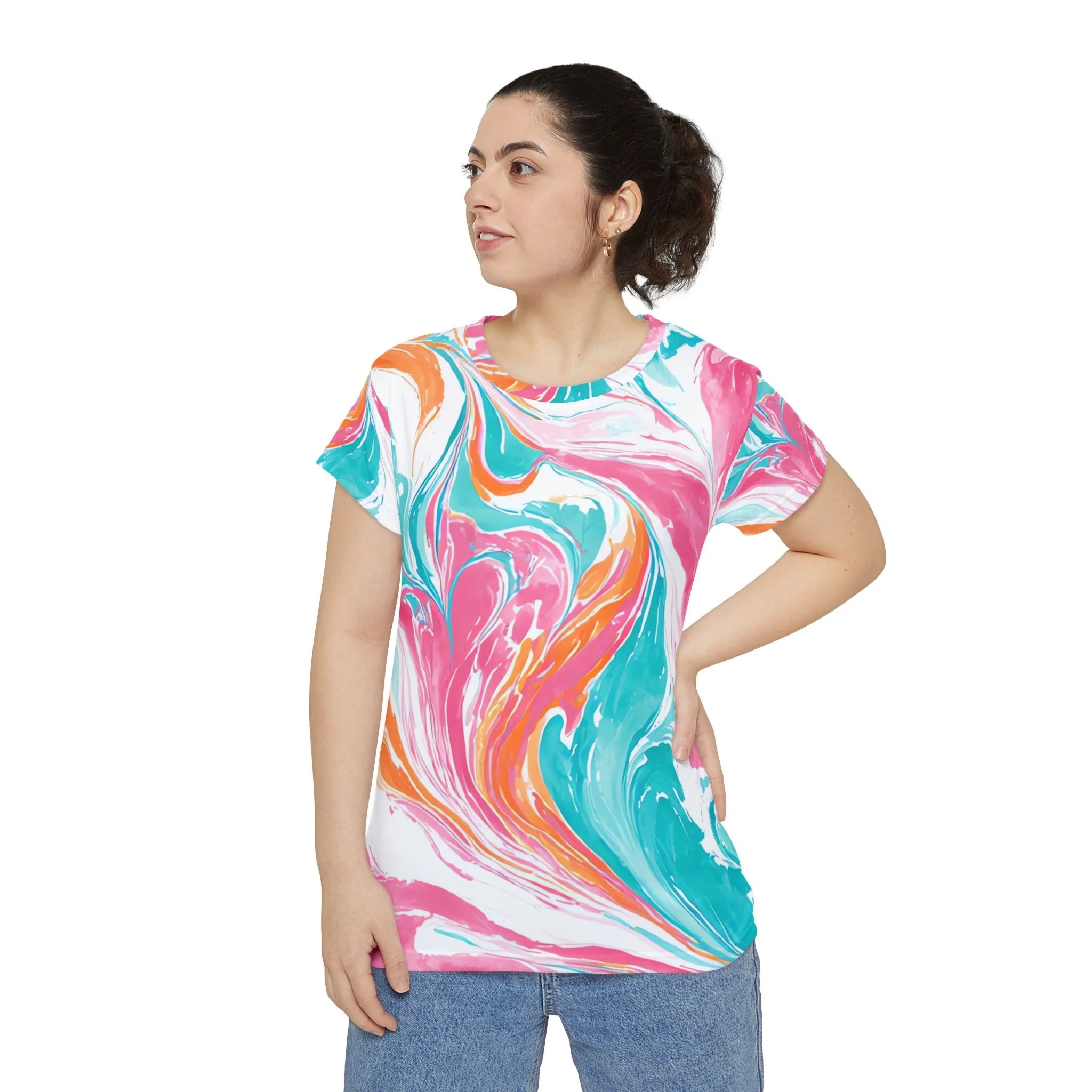 ["All Over Print","AOP","AOP Clothing","Art","Artful","Artistic","Artsulli","Artsy","Arty","Assembled in the USA","Assembled in USA","Full Print","Illustration","Illustration art","Jakkoutthebxx","Made in the USA","Made in USA","Merch","Merchandise","Product","Sublimation","T-shirts","Tops","Women's Clothing"]