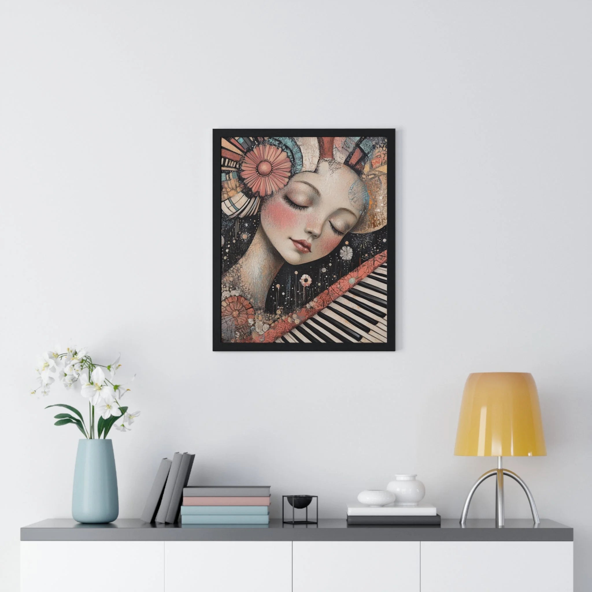 Buy The Best black framed artwork abstract design By Art & Illustration Supplies - Melodic Dream Abstract Wall - 2026
