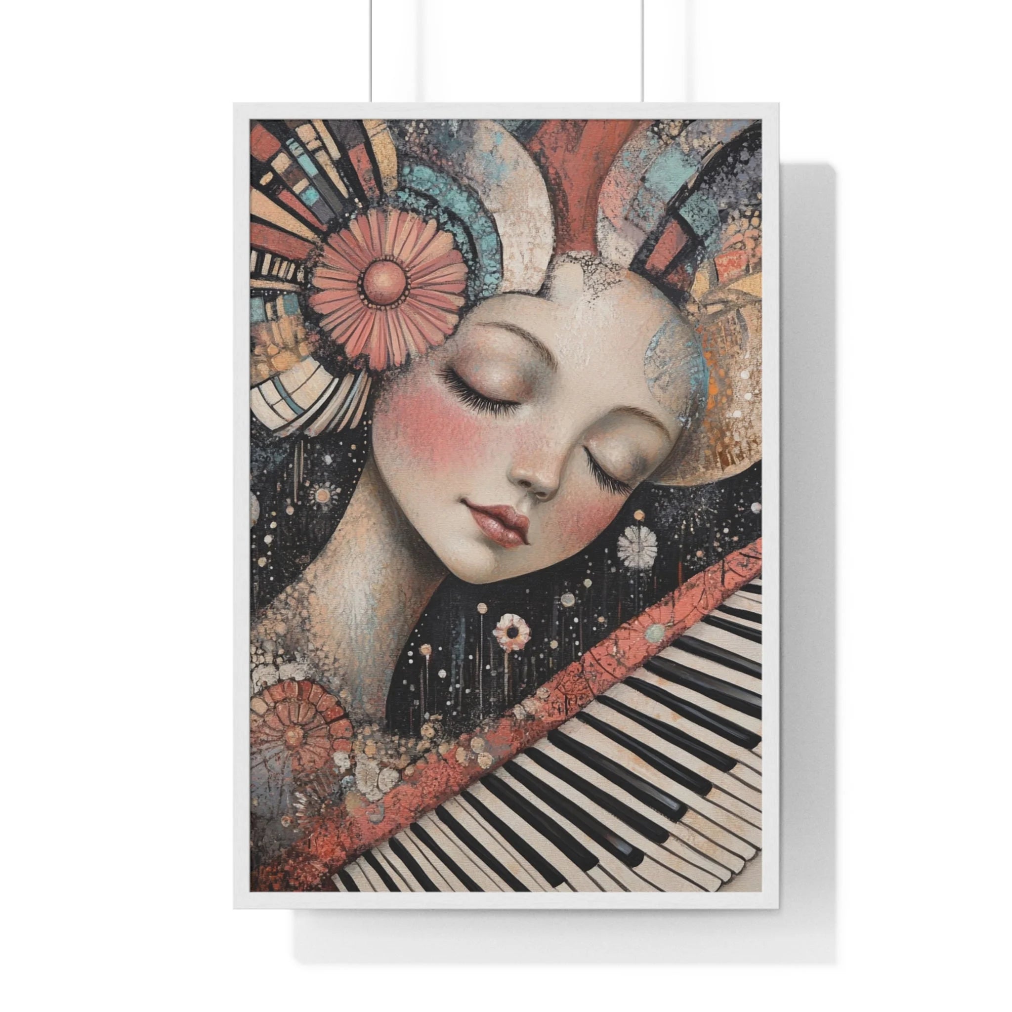 Buy The Best pastel floral fairy card piano By Art & Illustration Supplies - Melodic Dream Abstract Wall - 2026