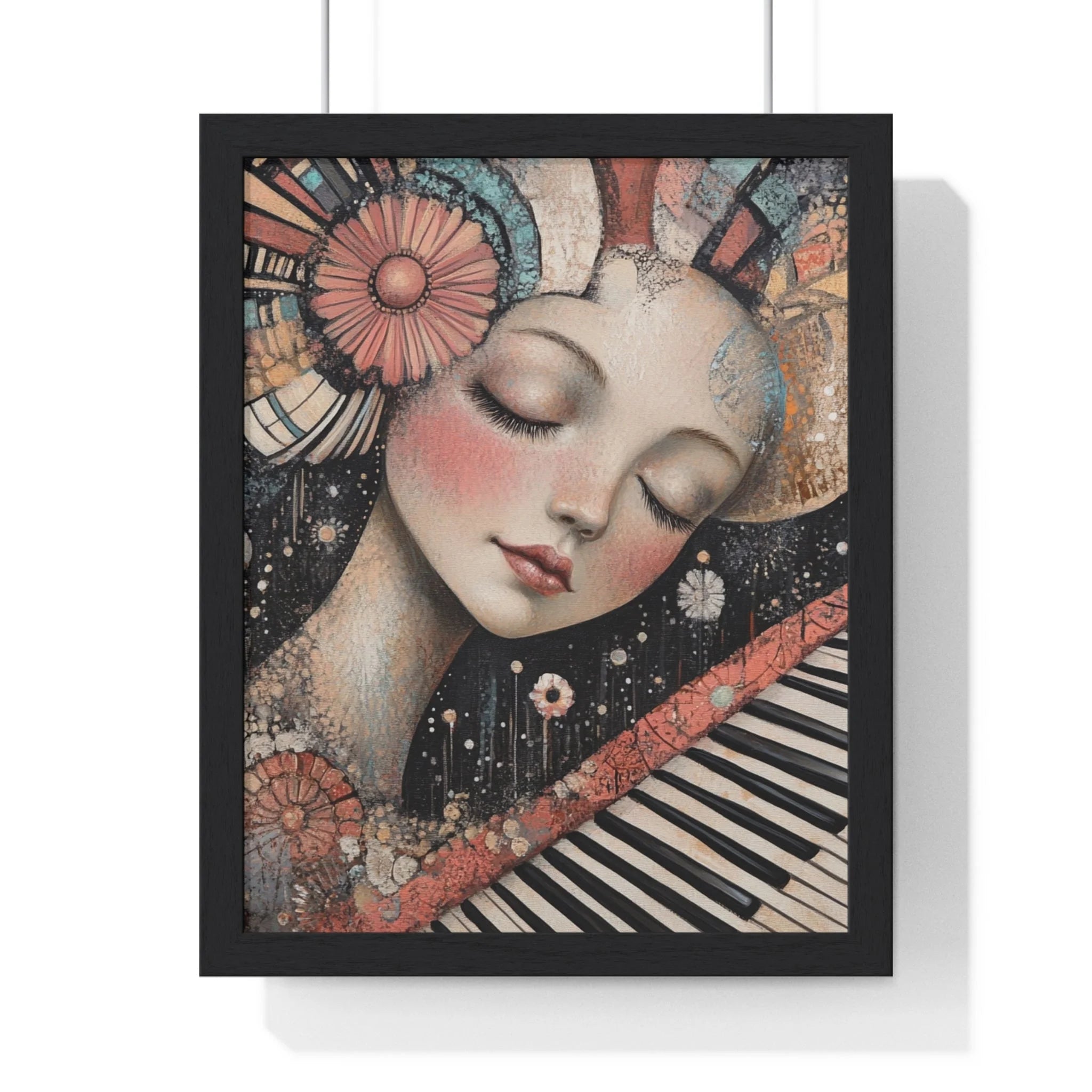 Buy The Best black framed art print floral By Art & Illustration Supplies - Melodic Dream Abstract Wall - 2026