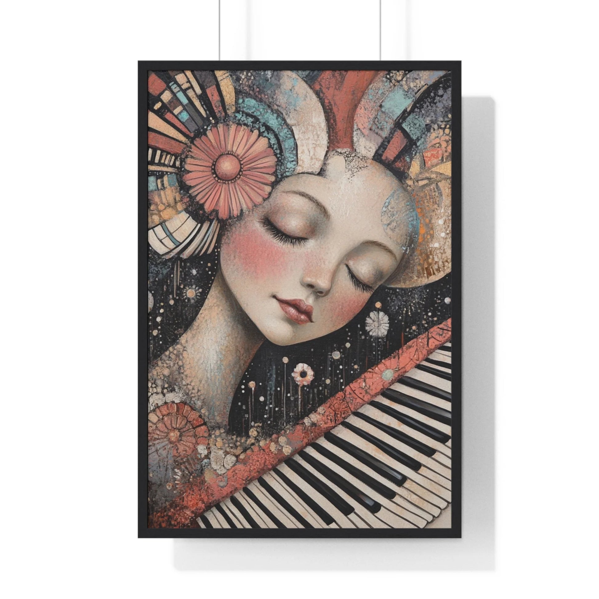 Buy The Best black framed poster abstract woman By Art & Illustration Supplies - Melodic Dream Abstract Wall - 2026