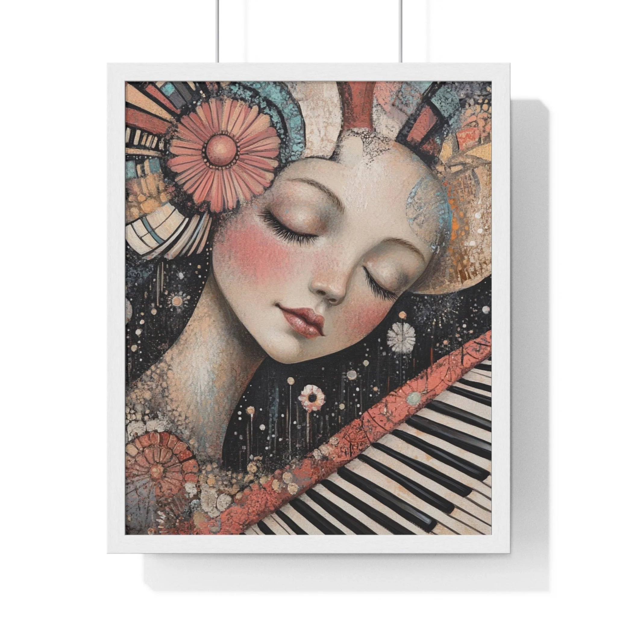 Buy The Best pastel floral patterned card piano By Art & Illustration Supplies - Melodic Dream Abstract Wall - 2026