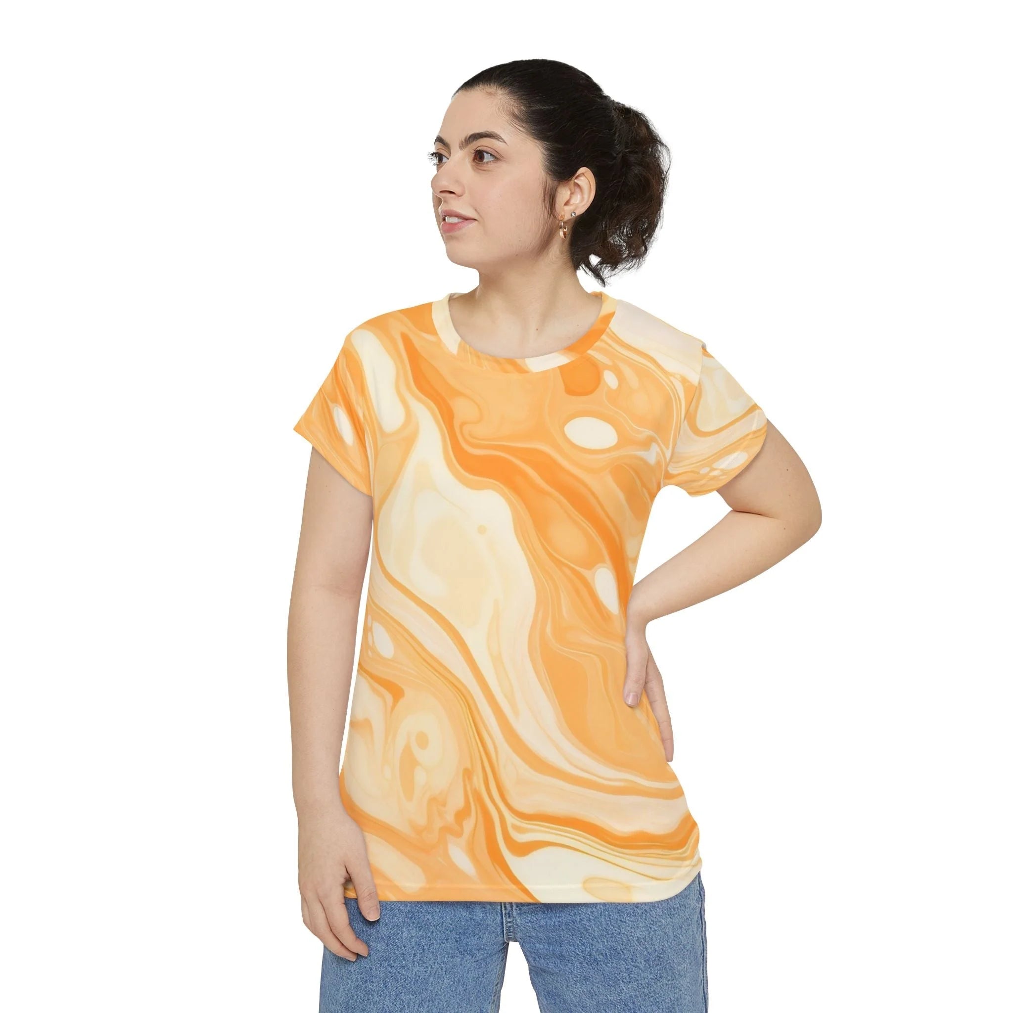 ["All Over Print","AOP","AOP Clothing","Art","Artful","Artistic","Artsy","Arty","Assembled in the USA","Assembled in USA","Illustration","Illustration art","Made in the USA","Made in USA","Sublimation","T-shirts","Tops","Women's Clothing"]