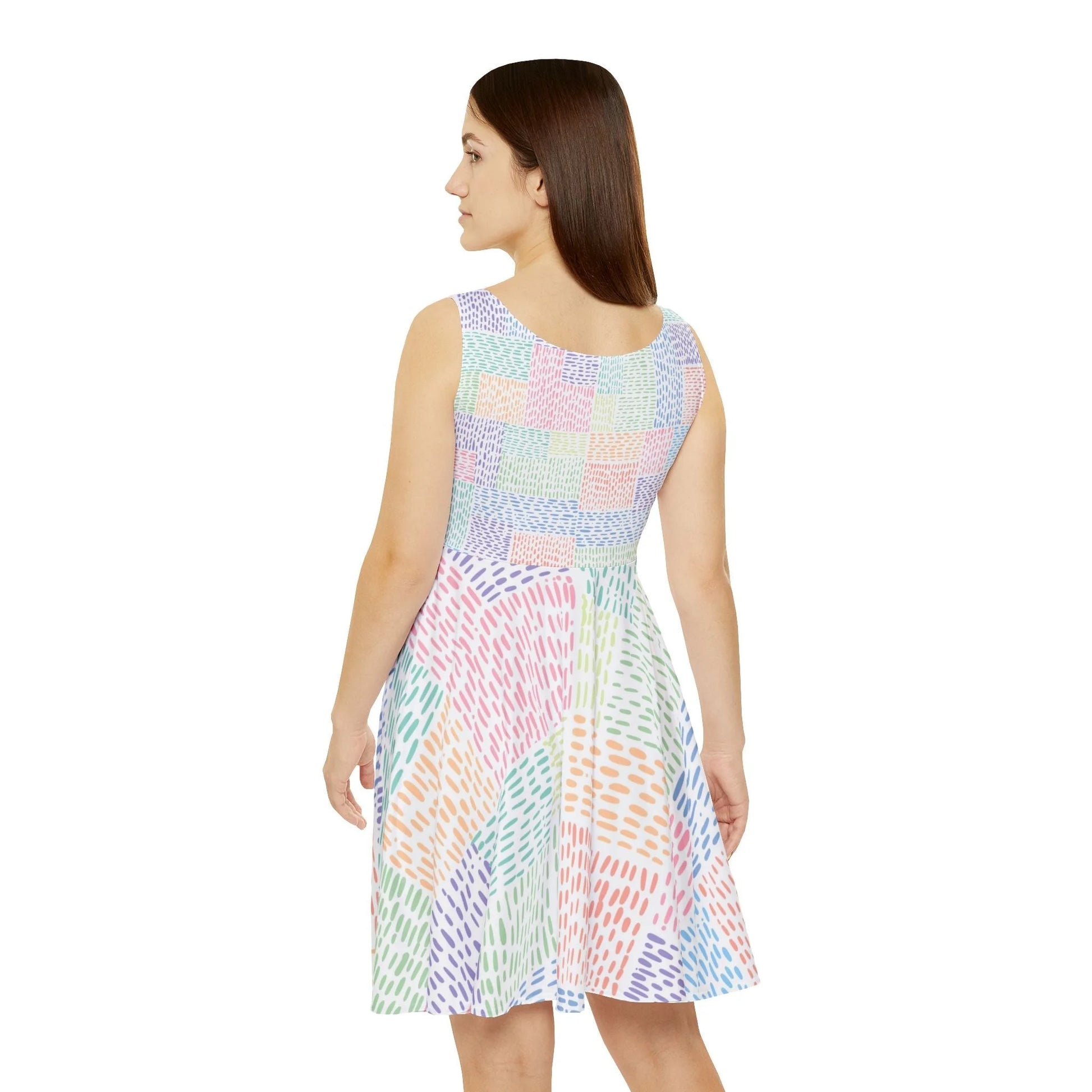 ["All Over Print","AOP","AOP Clothing","Art","Artful","Artistic","Artsy","Arty","Assembled in the USA","Assembled in USA","Illustration","Illustration art","Made in the USA","Made in USA","Skirts & Dresses","Sublimation","Women's Clothing"]
