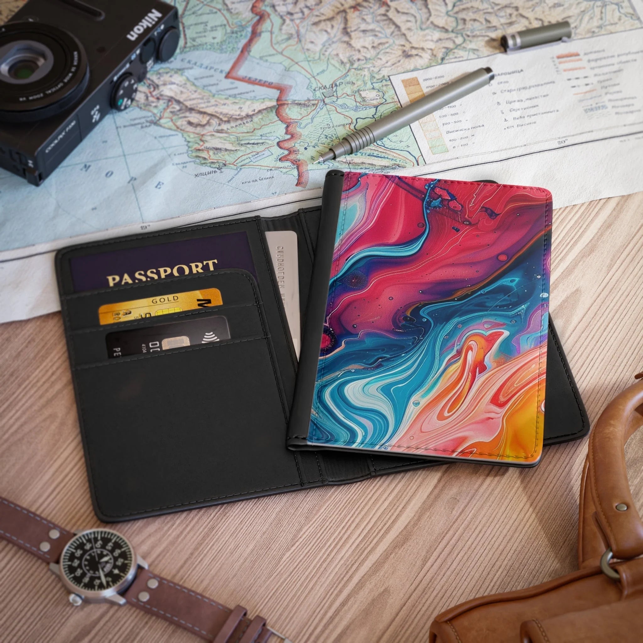 ["Accessories","Art","Artful","Artistic","Artsy","Arty","Illustration","Illustration art","Summer Challenge Picks","Travel","Travel Accessories","Wallet"]