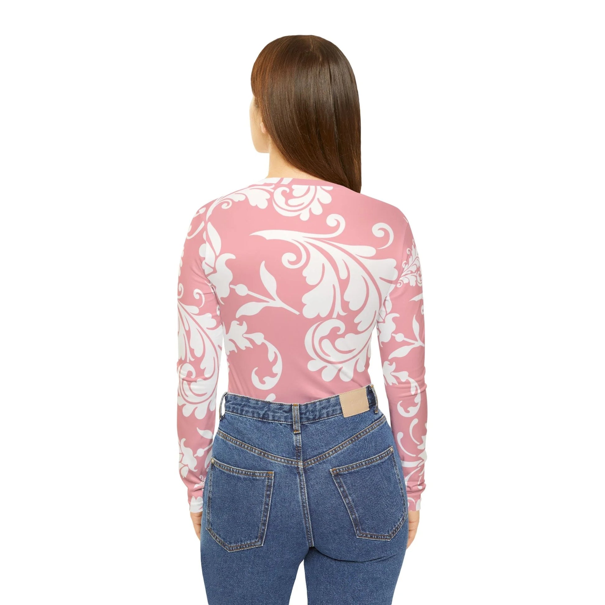 ["All Over Print","AOP","AOP Clothing","Art","Artful","Artistic","Artsy","Arty","Assembled in the USA","Assembled in USA","Illustration","Illustration art","Long Sleeves","Made in the USA","Made in USA","Sublimation","Tops","V-neck","Women's Clothing"]